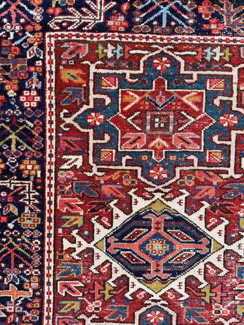 ANTIQUE KARAJA RUG 128M X 099M - ADDITIONAL PHOTO 11