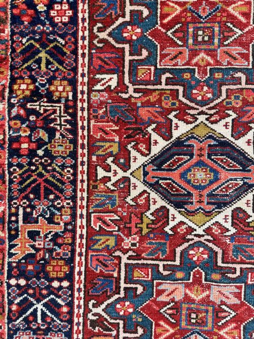 ANTIQUE KARAJA RUG 128M X 099M - ADDITIONAL PHOTO 12