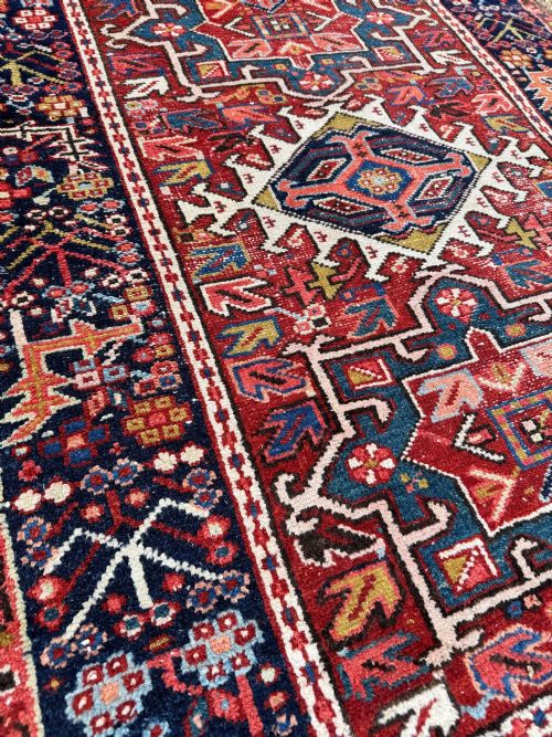 ANTIQUE KARAJA RUG 128M X 099M - ADDITIONAL PHOTO 13