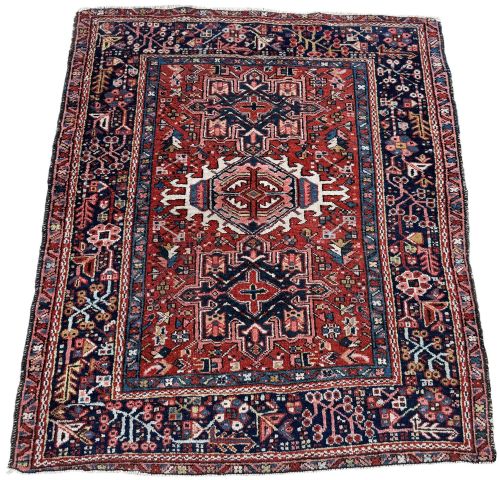 ANTIQUE KARAJA RUG 131M X 113M - ADDITIONAL PHOTO 1