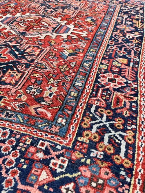 ANTIQUE KARAJA RUG 131M X 113M - ADDITIONAL PHOTO 8