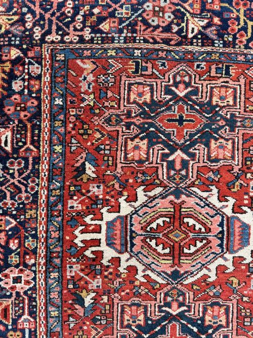 ANTIQUE KARAJA RUG 131M X 113M - ADDITIONAL PHOTO 11