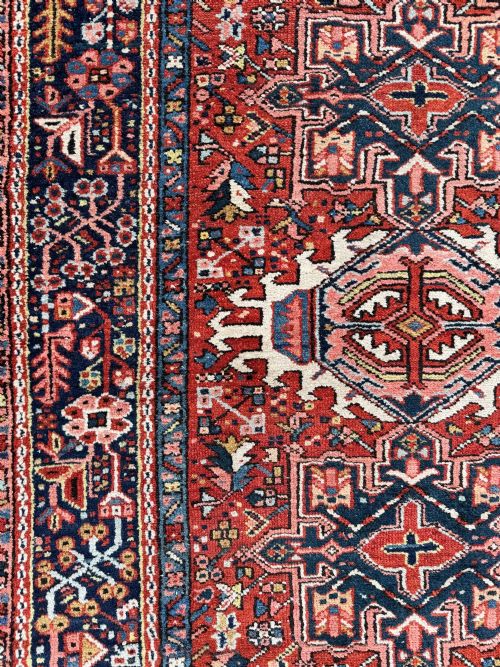 ANTIQUE KARAJA RUG 131M X 113M - ADDITIONAL PHOTO 12