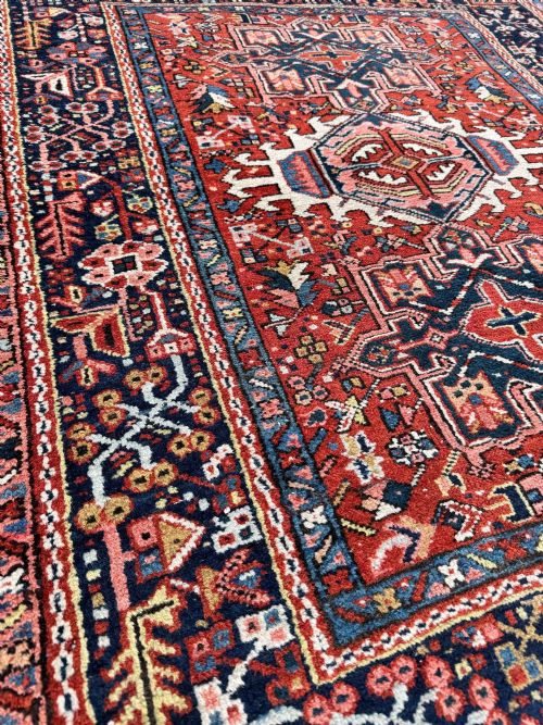 ANTIQUE KARAJA RUG 131M X 113M - ADDITIONAL PHOTO 14
