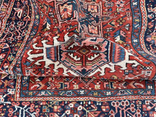 ANTIQUE KARAJA RUG 131M X 113M - ADDITIONAL PHOTO 16