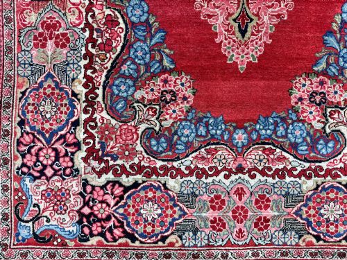 ANTIQUE SAROUK RUG 194M X 128M - ADDITIONAL PHOTO 6