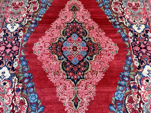 ANTIQUE SAROUK RUG 194M X 128M - ADDITIONAL PHOTO 7