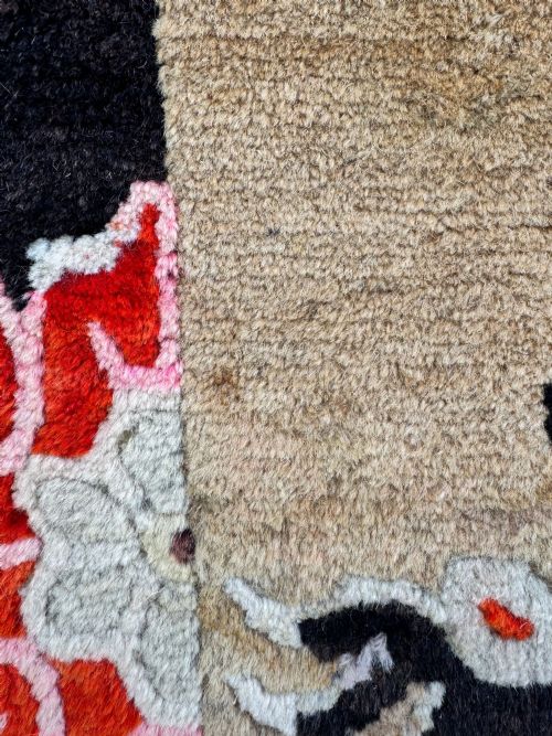 ANTIQUE TIBETAN DRAGON RUG 173M X 088M - ADDITIONAL PHOTO 17