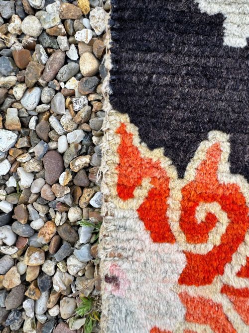 ANTIQUE TIBETAN DRAGON RUG 173M X 088M - ADDITIONAL PHOTO 19