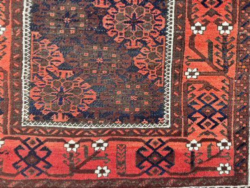 ANTIQUE BELOUCH RUG 164M X 090M - ADDITIONAL PHOTO 6