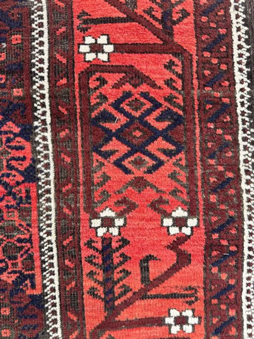 ANTIQUE BELOUCH RUG 164M X 090M - ADDITIONAL PHOTO 14