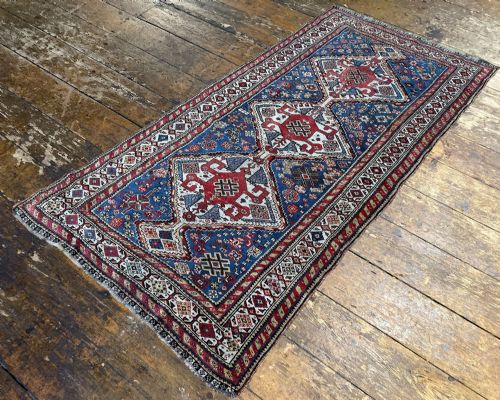 ANTIQUE QASHQAI RUG 186M X 097M - ADDITIONAL PHOTO 4