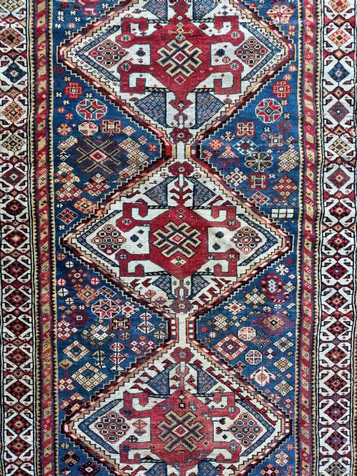 ANTIQUE QASHQAI RUG 186M X 097M - ADDITIONAL PHOTO 11