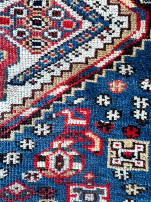 ANTIQUE QASHQAI RUG 186M X 097M - ADDITIONAL PHOTO 12