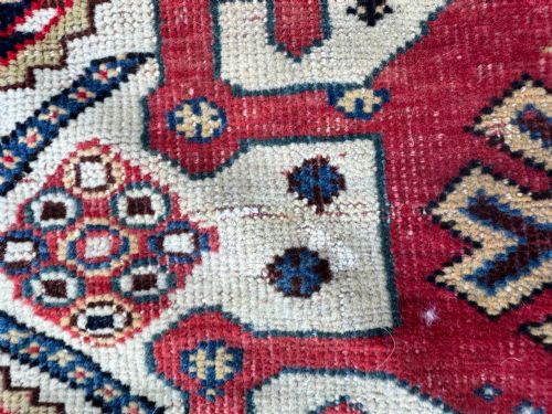 ANTIQUE QASHQAI RUG 186M X 097M - ADDITIONAL PHOTO 17