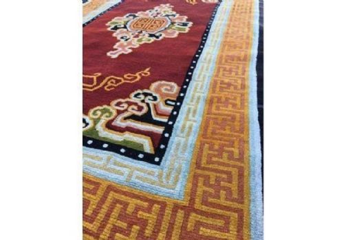 VINTAGE TIBETAN RUG 212M X 124M - ADDITIONAL PHOTO 7