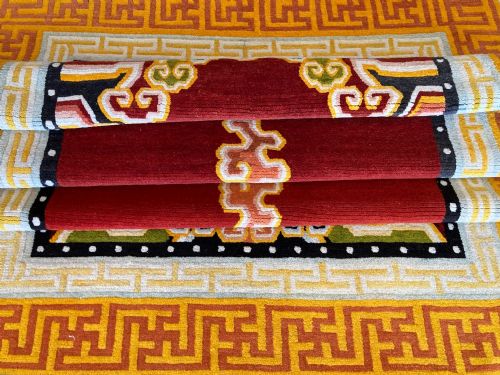VINTAGE TIBETAN RUG 212M X 124M - ADDITIONAL PHOTO 12