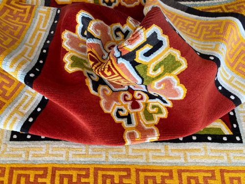 VINTAGE TIBETAN RUG 212M X 124M - ADDITIONAL PHOTO 13