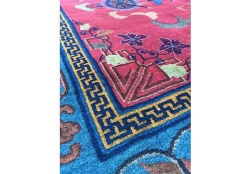 ANTIQUE CHINESE ART DECO CARPET 302M X 216M - ADDITIONAL PHOTO 8