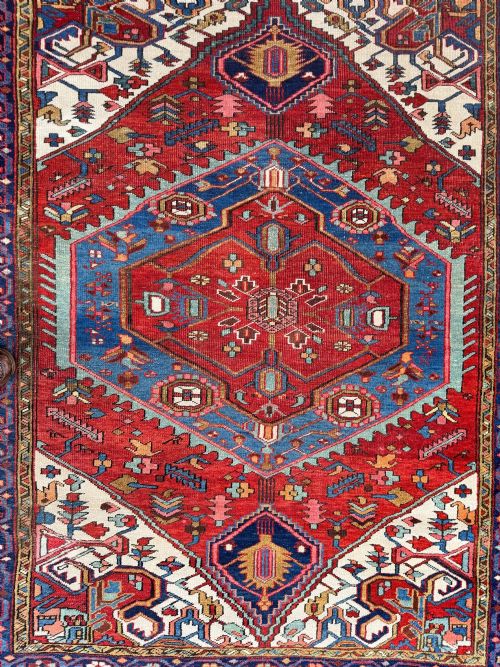 ANTIQUE HERIZ RUG 176M X 144M - ADDITIONAL PHOTO 14