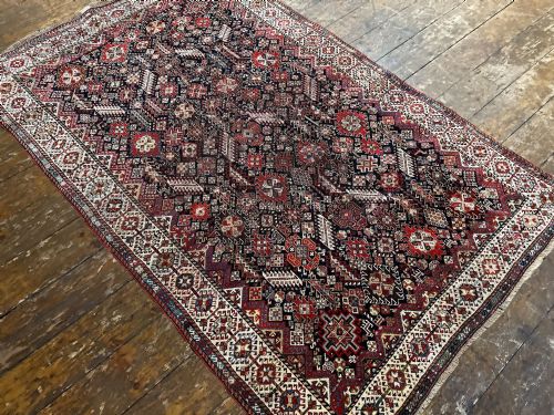 ANTIQUE TRIBAL SHEKARLU RUG 197M X 126M - ADDITIONAL PHOTO 4