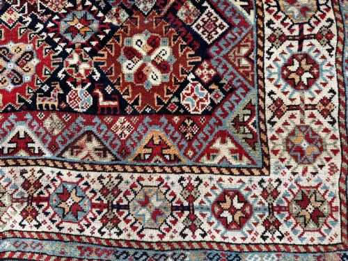ANTIQUE TRIBAL SHEKARLU RUG 197M X 126M - ADDITIONAL PHOTO 5