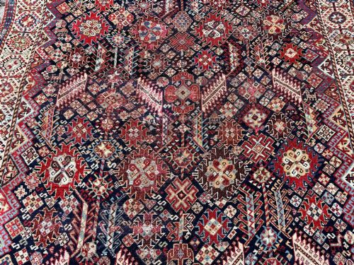 ANTIQUE TRIBAL SHEKARLU RUG 197M X 126M - ADDITIONAL PHOTO 6