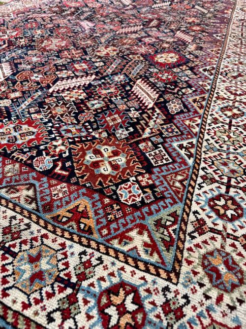 ANTIQUE TRIBAL SHEKARLU RUG 197M X 126M - ADDITIONAL PHOTO 7