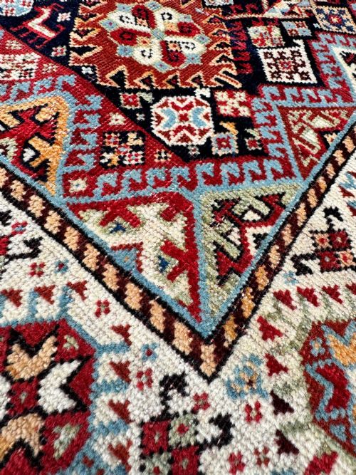 ANTIQUE TRIBAL SHEKARLU RUG 197M X 126M - ADDITIONAL PHOTO 8