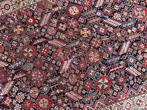 ANTIQUE TRIBAL SHEKARLU RUG 197M X 126M - ADDITIONAL PHOTO 9
