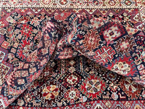 ANTIQUE TRIBAL SHEKARLU RUG 197M X 126M - ADDITIONAL PHOTO 10