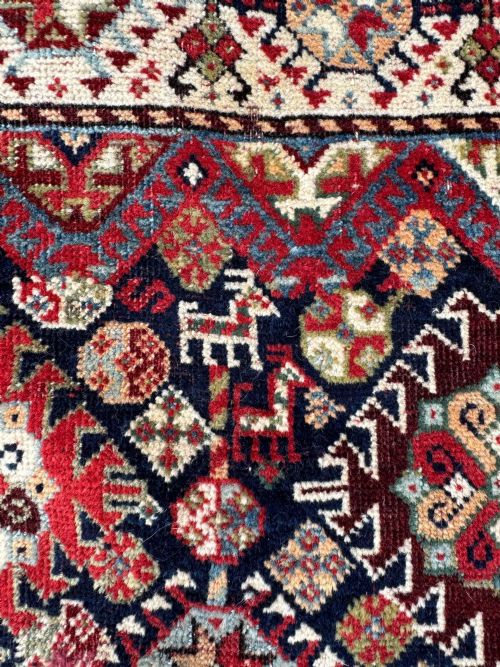 ANTIQUE TRIBAL SHEKARLU RUG 197M X 126M - ADDITIONAL PHOTO 13