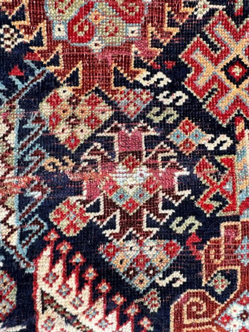 ANTIQUE TRIBAL SHEKARLU RUG 197M X 126M - ADDITIONAL PHOTO 15