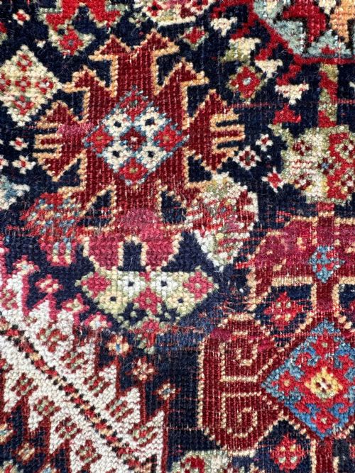 ANTIQUE TRIBAL SHEKARLU RUG 197M X 126M - ADDITIONAL PHOTO 19