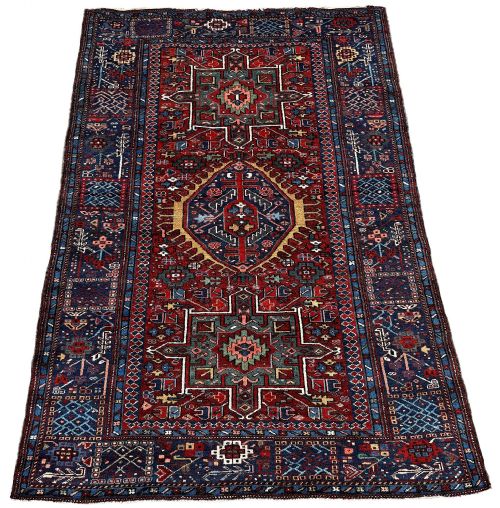 ANTIQUE KARAJA RUG 191M X 130M - ADDITIONAL PHOTO 1