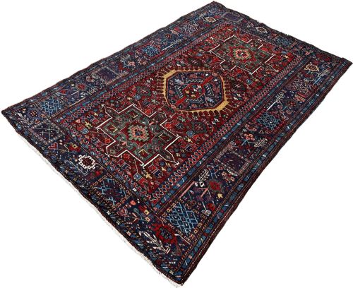 ANTIQUE KARAJA RUG 191M X 130M - ADDITIONAL PHOTO 2