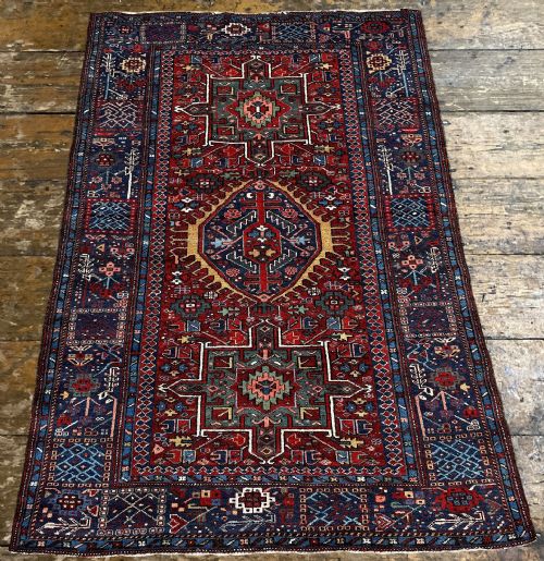 ANTIQUE KARAJA RUG 191M X 130M - ADDITIONAL PHOTO 3