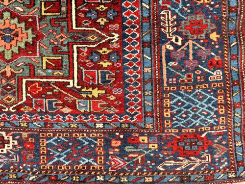 ANTIQUE KARAJA RUG 191M X 130M - ADDITIONAL PHOTO 6