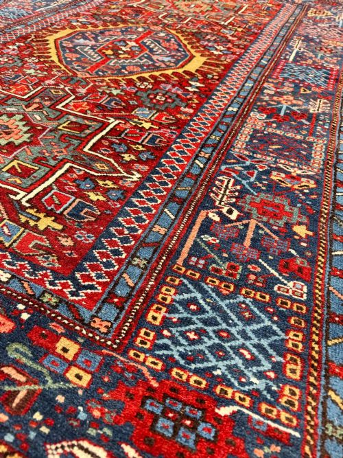 ANTIQUE KARAJA RUG 191M X 130M - ADDITIONAL PHOTO 8