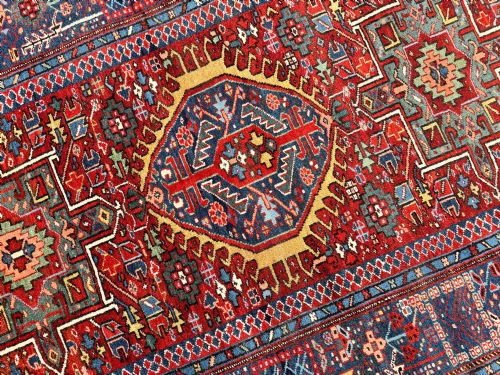 ANTIQUE KARAJA RUG 191M X 130M - ADDITIONAL PHOTO 10