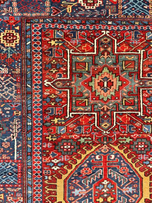 ANTIQUE KARAJA RUG 191M X 130M - ADDITIONAL PHOTO 11