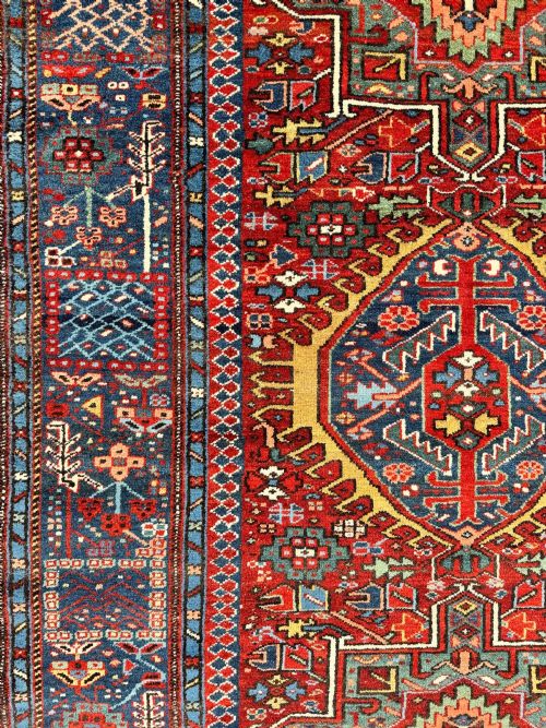 ANTIQUE KARAJA RUG 191M X 130M - ADDITIONAL PHOTO 12