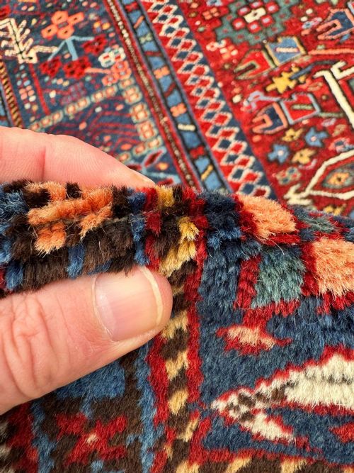 ANTIQUE KARAJA RUG 191M X 130M - ADDITIONAL PHOTO 15