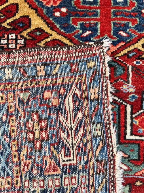 ANTIQUE KARAJA RUG 191M X 130M - ADDITIONAL PHOTO 16