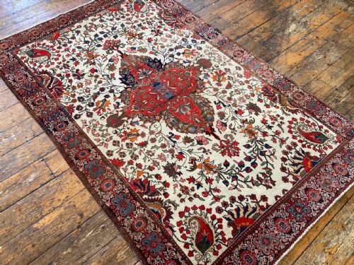 ANTIQUE SAROUK RUG 198M X 127M - ADDITIONAL PHOTO 5