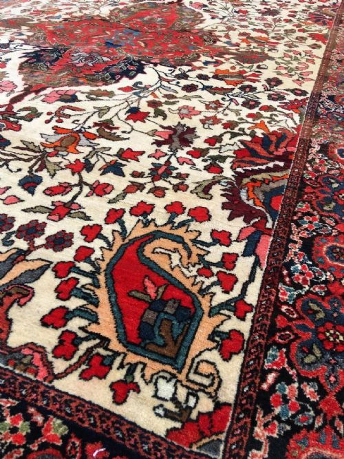ANTIQUE SAROUK RUG 198M X 127M - ADDITIONAL PHOTO 8