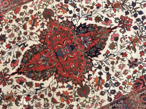 ANTIQUE SAROUK RUG 198M X 127M - ADDITIONAL PHOTO 9
