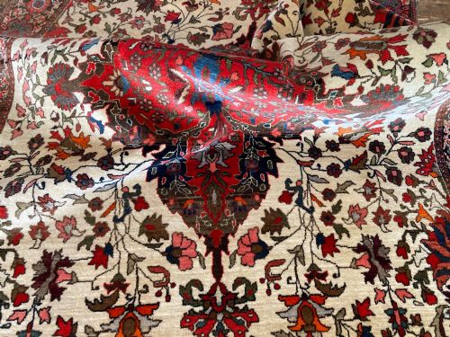 ANTIQUE SAROUK RUG 198M X 127M - ADDITIONAL PHOTO 16