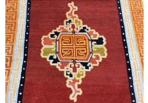 VINTAGE TIBETAN RUG 211M X 124M - ADDITIONAL PHOTO 6