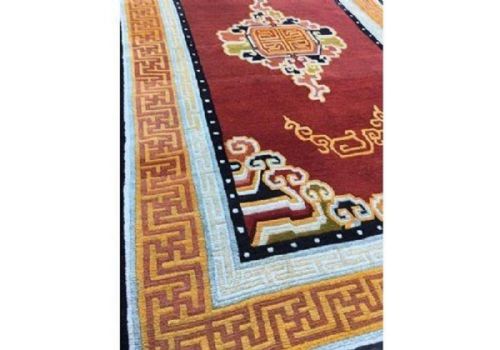 VINTAGE TIBETAN RUG 211M X 124M - ADDITIONAL PHOTO 7